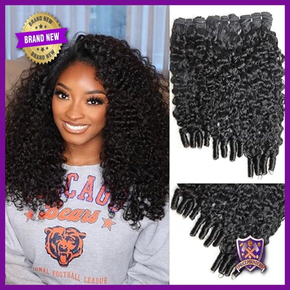 14-18 Inch Burmese Curly Human Hair Extensions 3 Bundles Double Weft main image 7